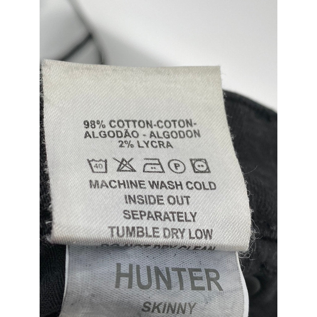 DL 1961 Men's Black Denim Distressed Hunter Skinny Jeans SZ 31X32