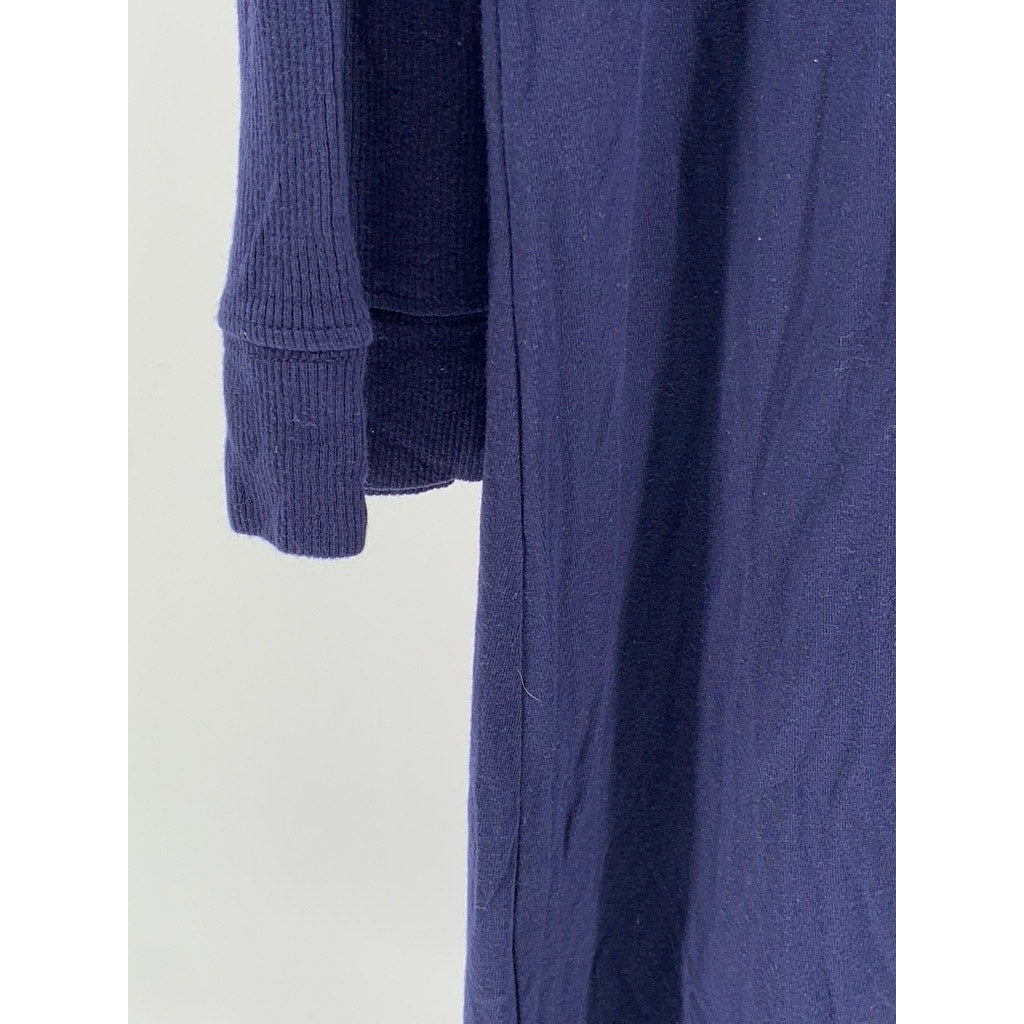 NORDSTROM LINGERIE Women's Navy Crewneck Night Gown SZ M