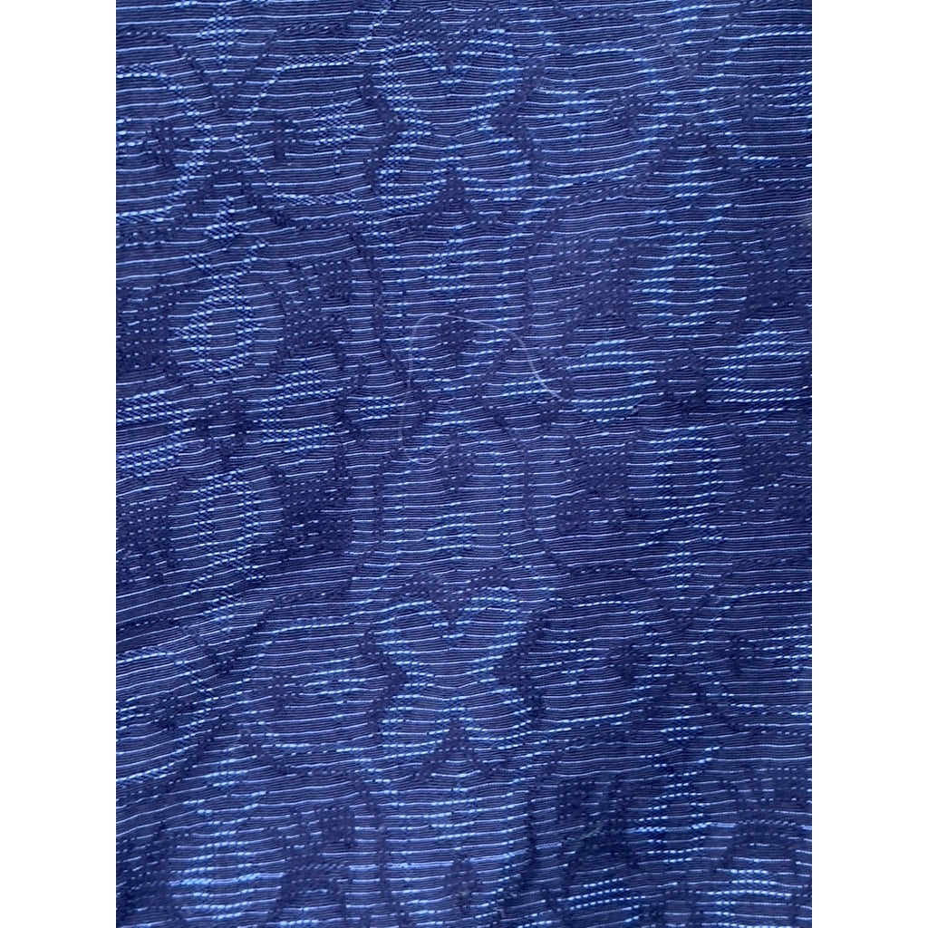 TASSO ELBA Men's Blue Printed Button-Up Long Sleeve Shirt SZ 2XL