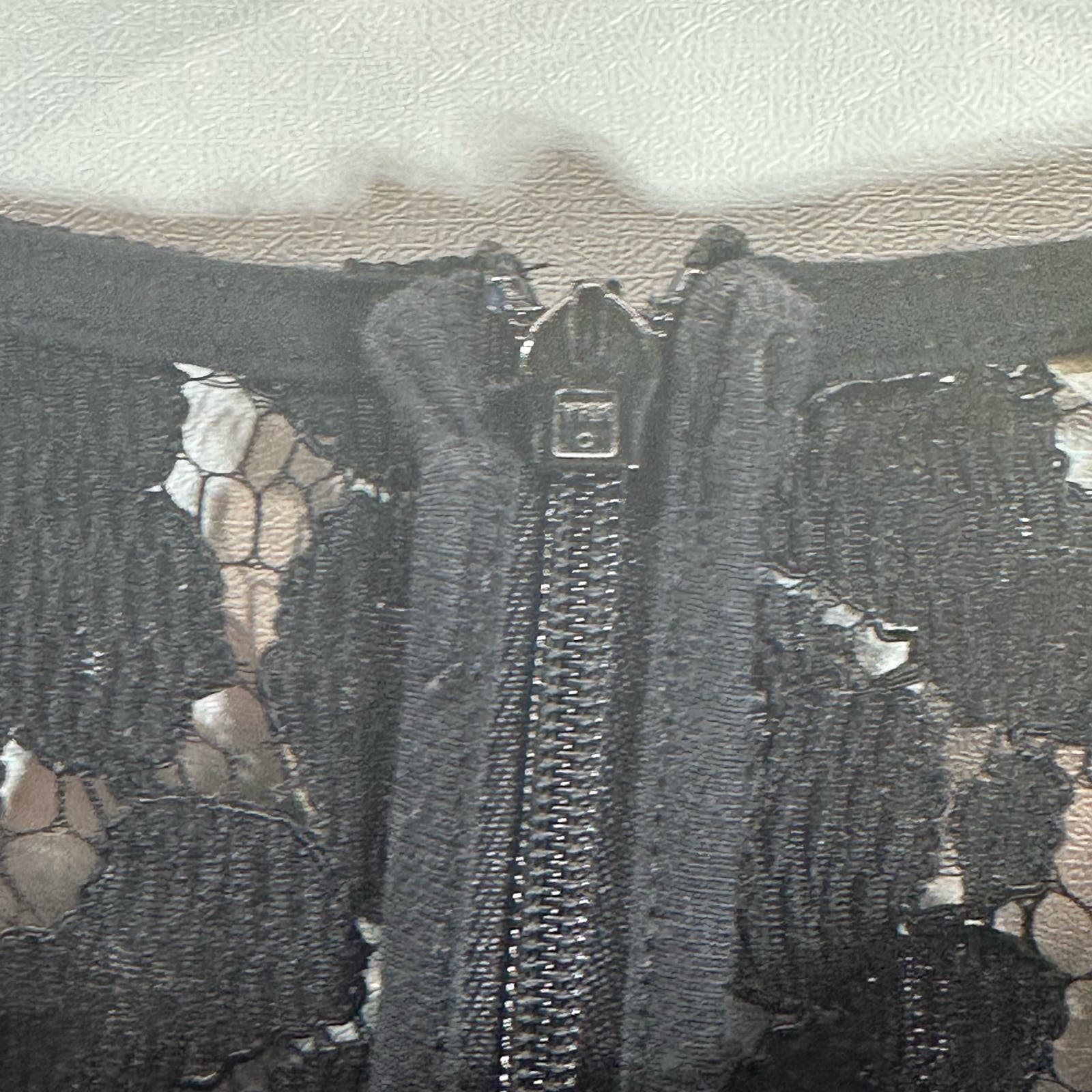 BODEN Women's Black Selena Long Lace Sleeve Fit & Flare Knee-Length Dress SZ 8L