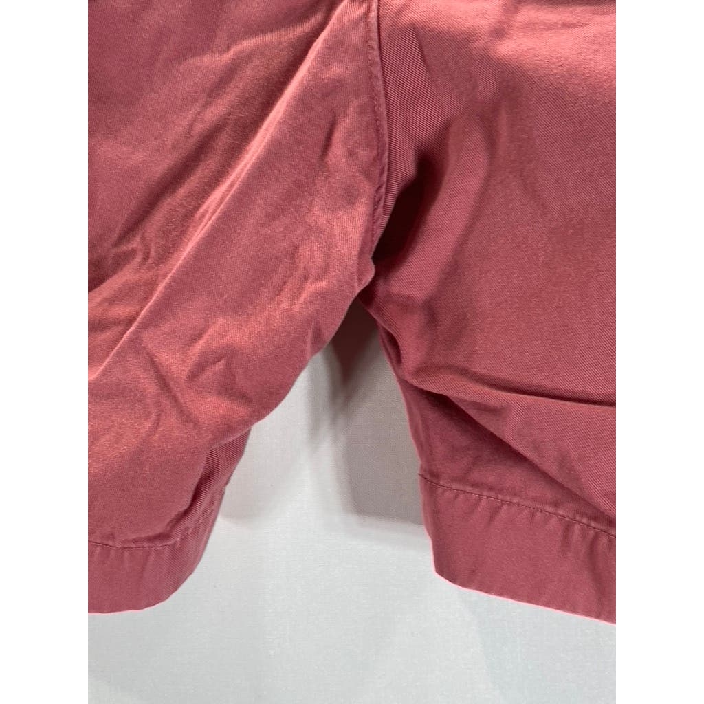 J.CREW Men's Red Pink Cotton Stanton 7" Chino Shorts SZ 32