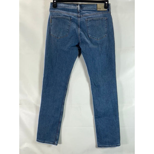 PAIGE Men's Holmes Blue Federal Slim Straight Five-Pocket Denim Jeans SZ 34