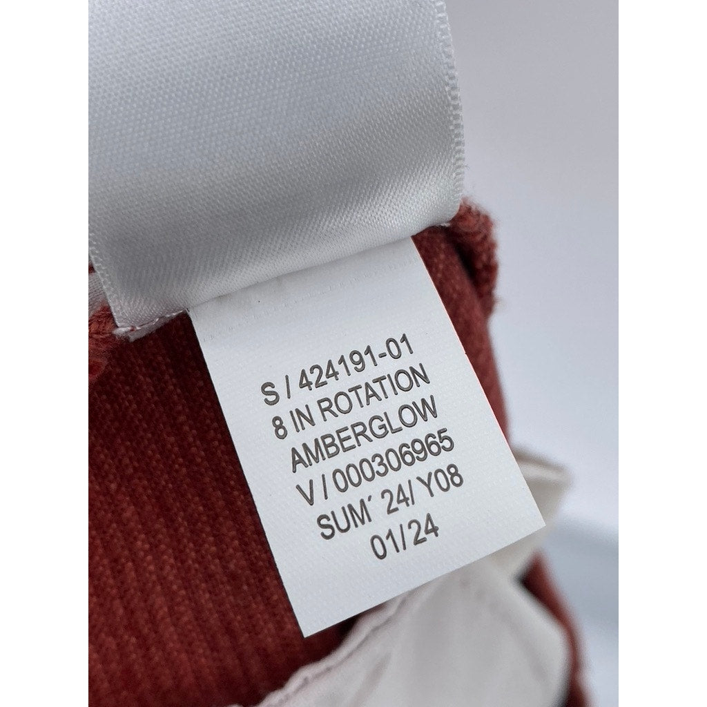 OLD NAVY Men's Amberglow Red 8" Rotation Linen-Blend Chino Shorts SZ 34