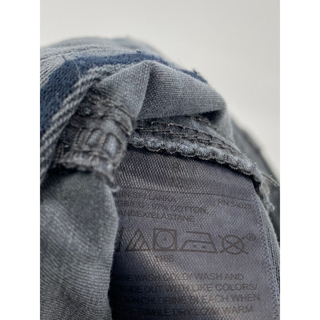 GAP Women's Charcoal Gray Floral Lace Regular-Fit Bermuda Girlfriend Shorts SZ 8