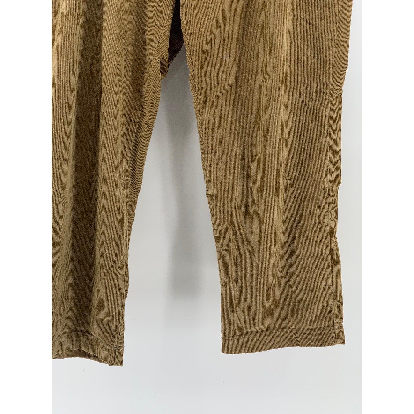 BROOKS SPORT Men's Tan Corduroy Straight-Leg Regular-Fit Pant SZ 36X30