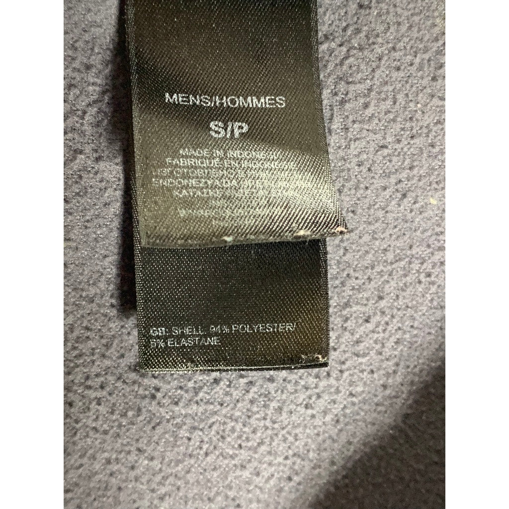 THE NORTH FACE Men's Gray Textured Embroidered Logo Zip-Up Jacket SZ S