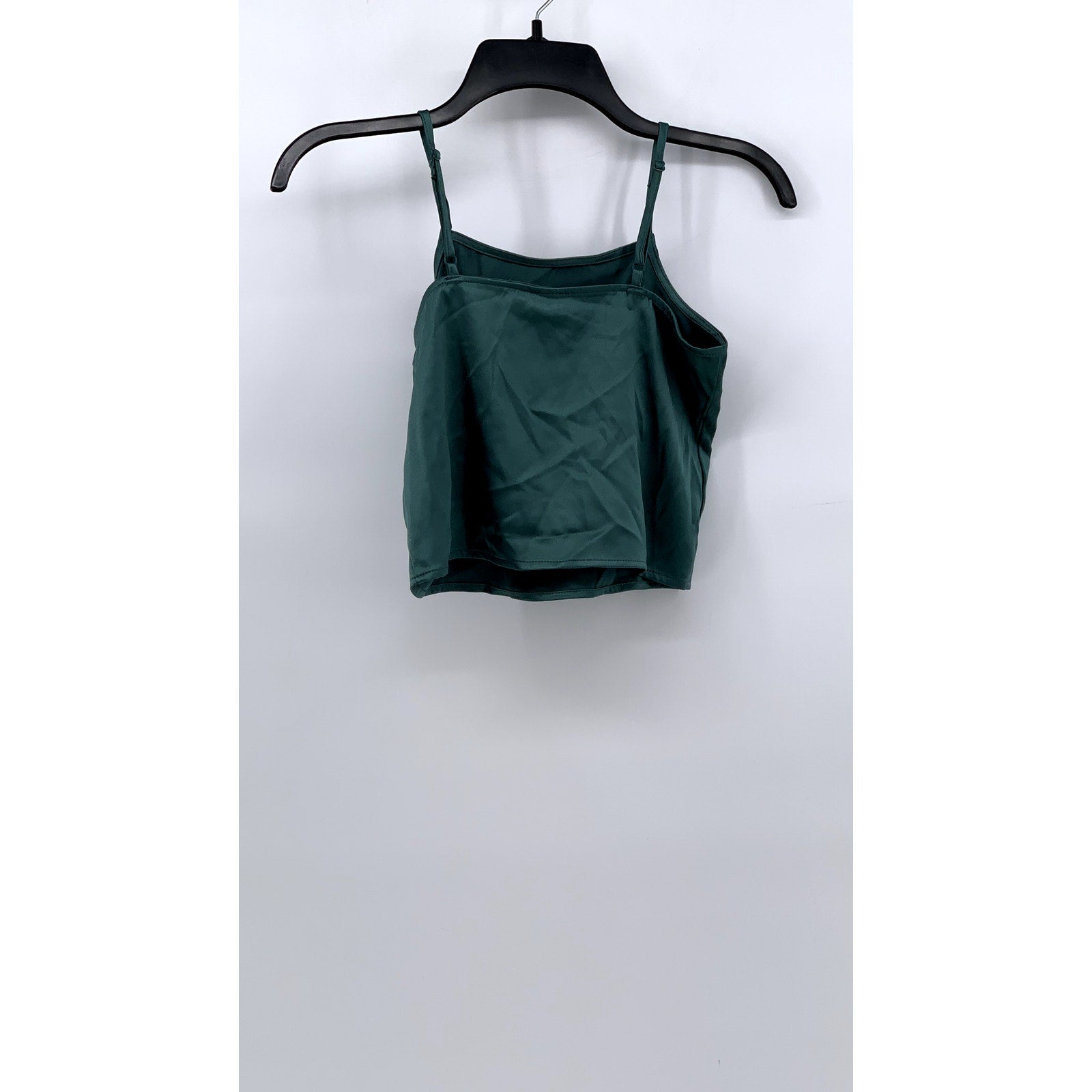 ART CLASS Girls' Dark Green Satin Tank Top SZ M(8)