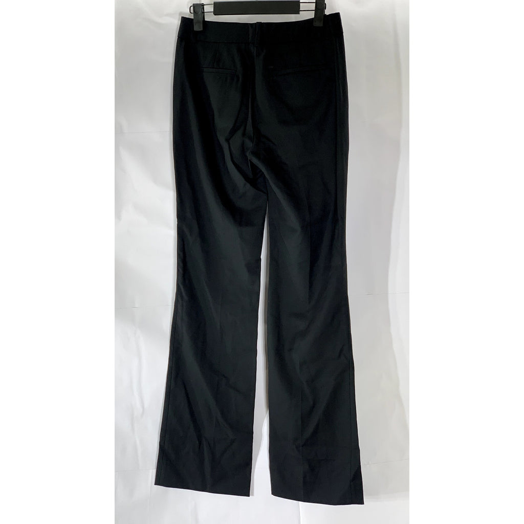 J.CREW Women's Petite Black Wool Preston Super 120's Wide-Leg Dress Pant SZ 0P