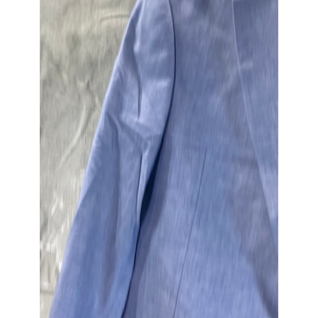 TOMMY HILFIGER Men's Blue Chambray Two-Button Blazer SZ 38R