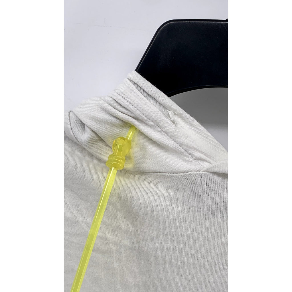 POLO RALPH LAUREN Men's White Hooded Lightweight Long Sleeve T-Shirt SZ M