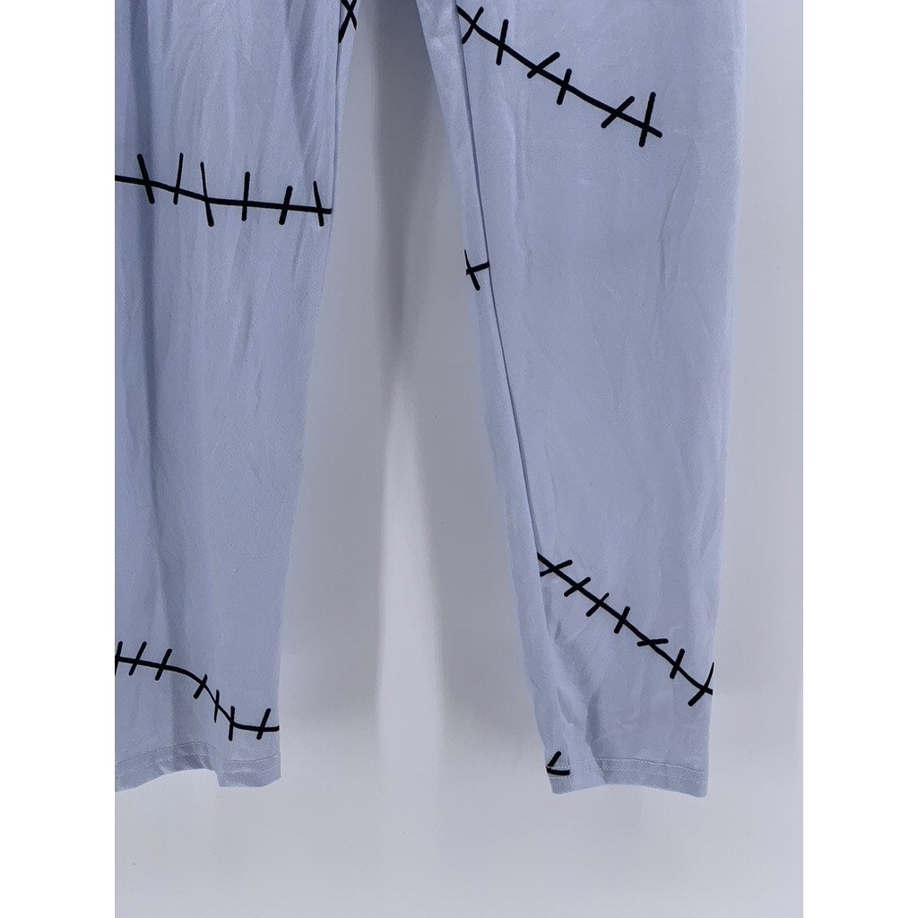 UNBRANDED Women’s Purple-Black Sally Stitches Pant SZ M