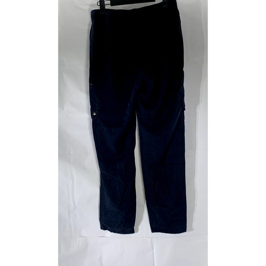 BANANA REPUBLIC Women's Navy Soft Cargo Pull-On Drawstring Pant SZ S