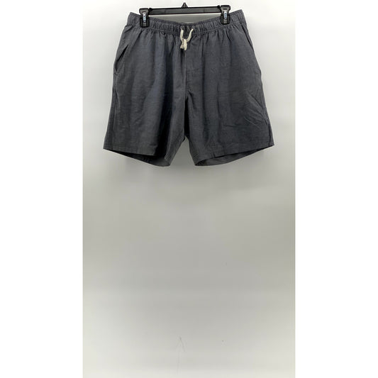FAIR HARBOR Men's Gray Drawstring Pull-On Casual Shorts SZ L