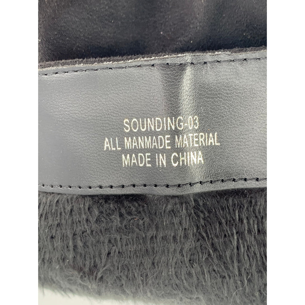 ROUGE HELIUM Women's Black Faux-Suede Sounding Round-Toe Knee-High Boots SZ 7