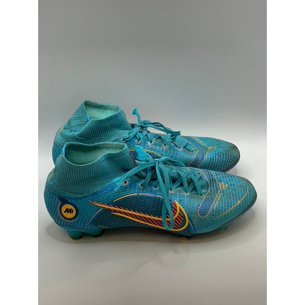 NIKE Women's Teal Blue Murcurial Fit360 FlyKnit Soccer Cleats SZ 7.5