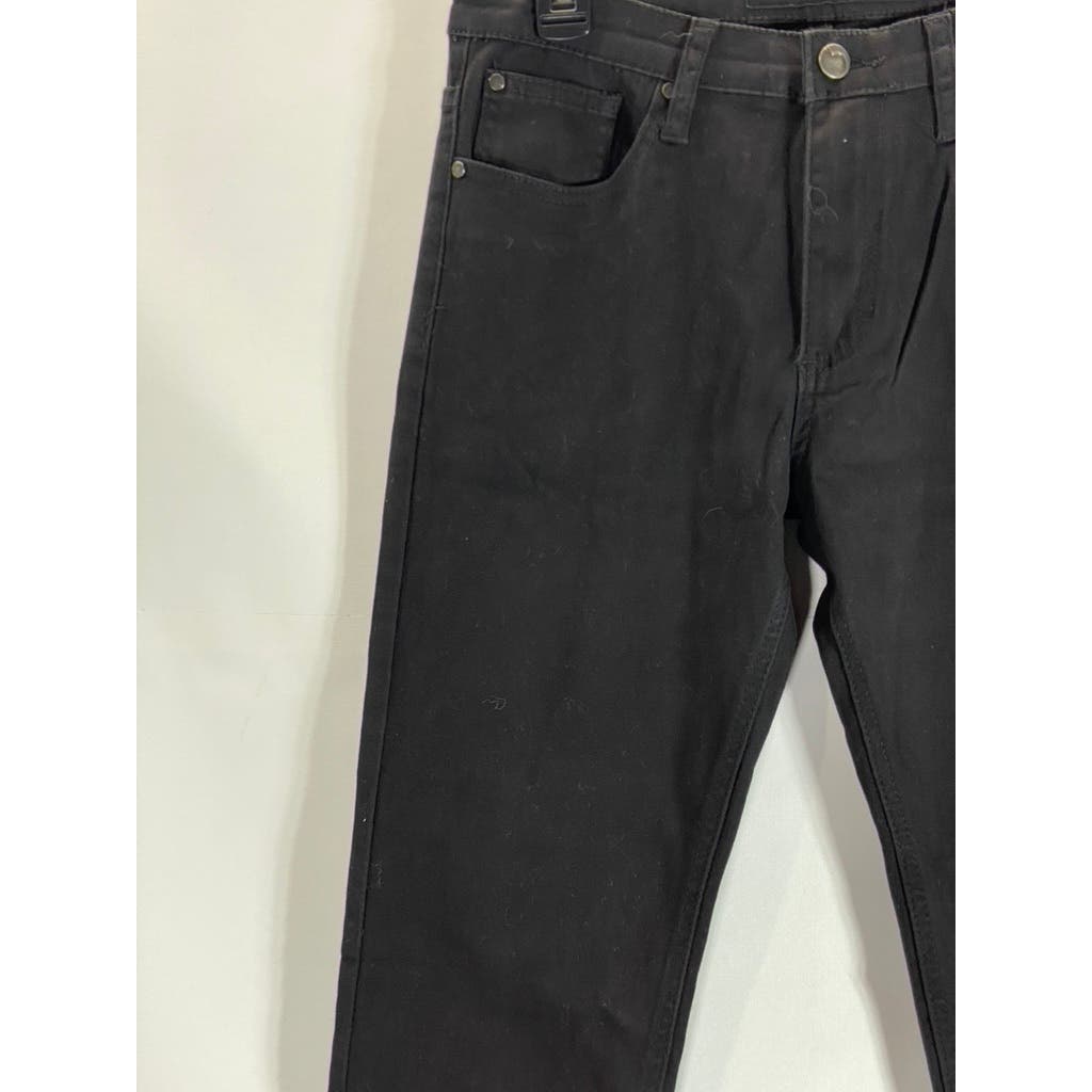 JOE'S JEANS Women's Solid Black Five-Pocket Skinny-Leg Ankle Jeans SZ 18