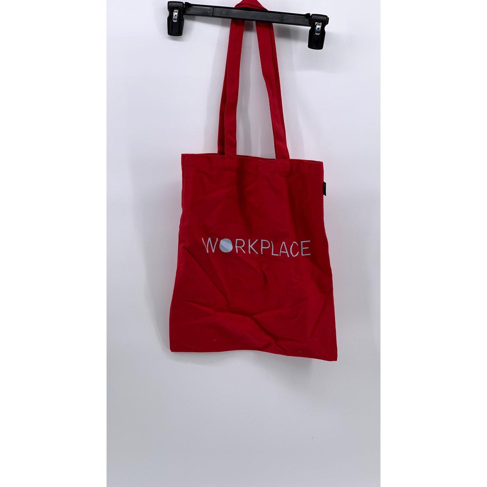 ETSY Red-Blue Polka Dot Brooklyn Canvas Tote Bag
