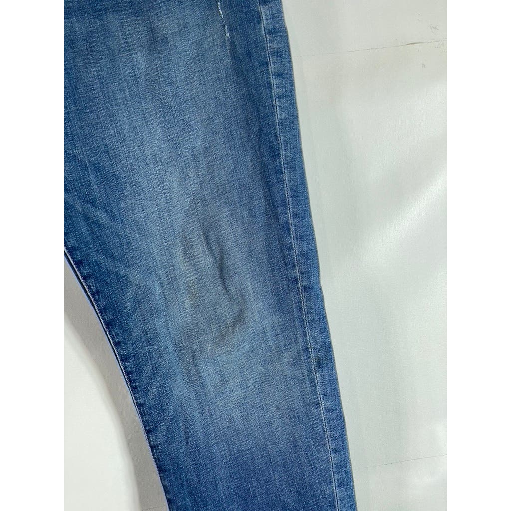 TOMMY HILFIGER JEANS Men's Blue Denim Athletic-Fit Five-Pocket Jeans SZ 33X30