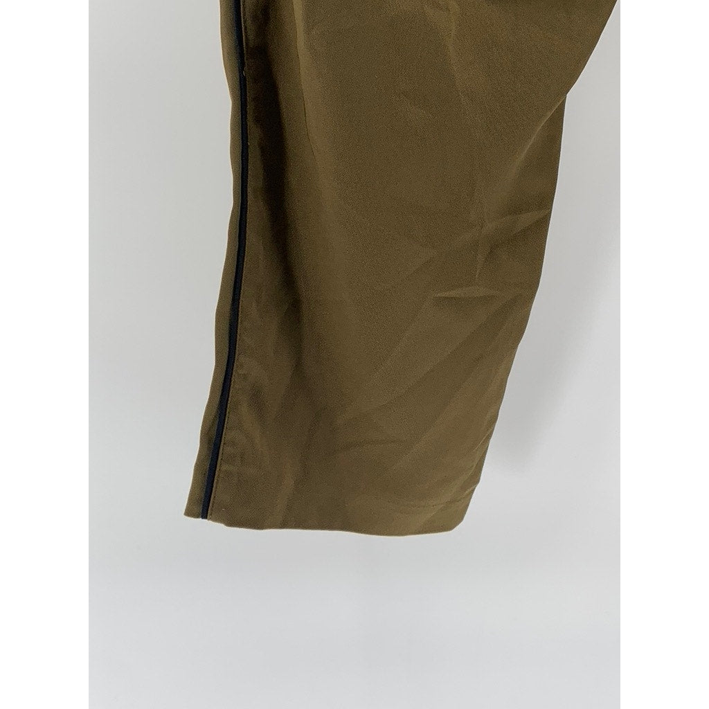SILENCE + NOISE Women's Olive Green Slim Leg Pants SZ S