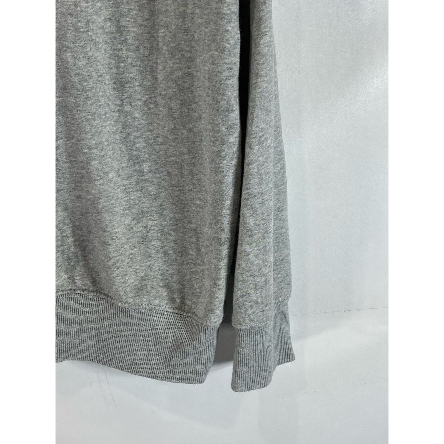 GOODFELLOW & CO Men's Light Gray Lipton Graphic Regular-Fit Pullover Hoodie SZ L