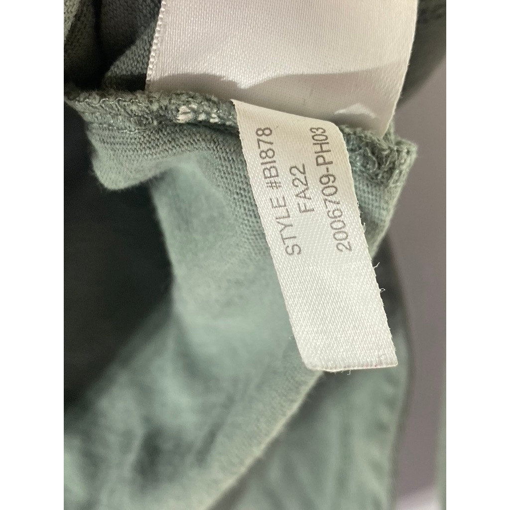 J.CREW Crewcuts Girls Green Lightweight Breathable Cotton Hoodie SZ XL(12-14)