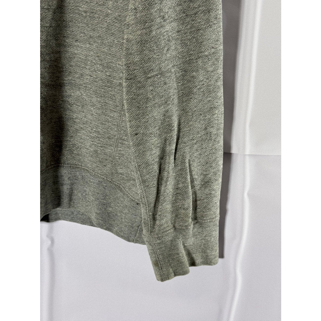 UNIQLO Women's Grey Heather Crewneck Long Sleeve Pullover Sweatshirt SZ XL