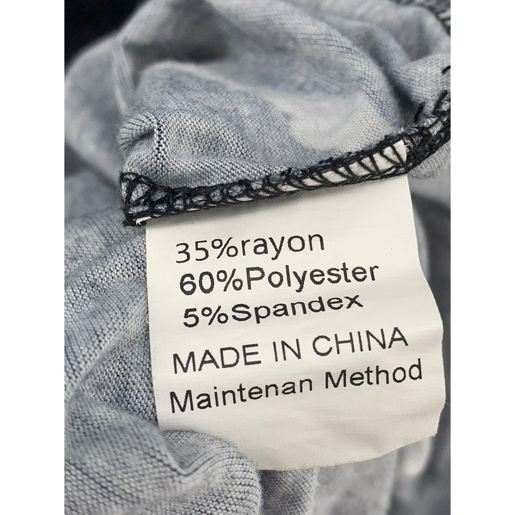 ANRABESS Women's Washed Black Striped Sleeveless Maxi Dress SZ L