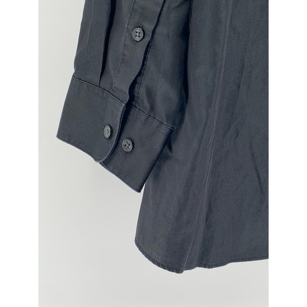 ARROW Men's Black Classic Fit Button-Up Long Sleeve Shirt SZ 16.5 32/33