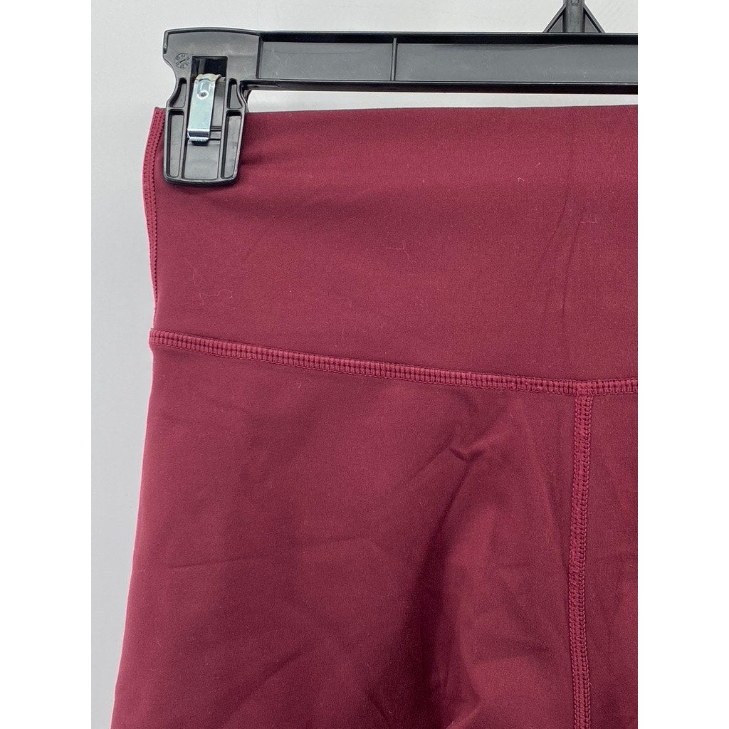 TYR Women's Burgundy Base Kinetic High-Rise 2" Short SZ S