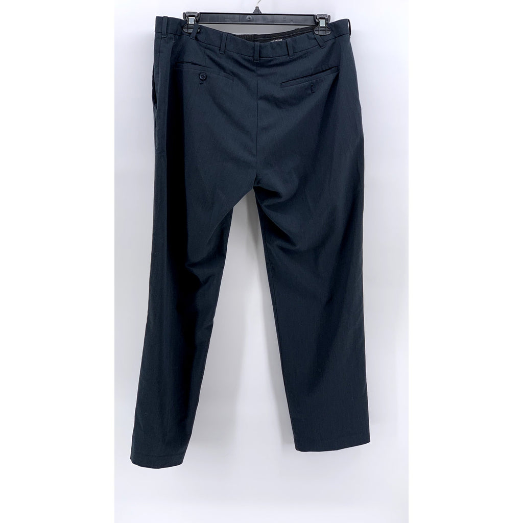 VAN HEUSEN Flex Men's Navy Solid Straight Leg Pants SZ 38X32