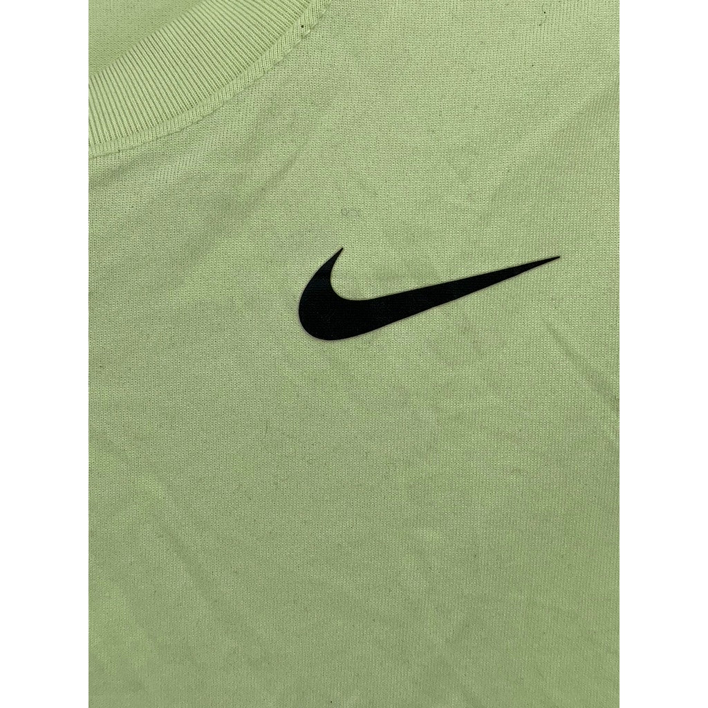 NIKE Women's Lime Green Dri-Fit Crewneck Short Sleeve Active Top SZ S