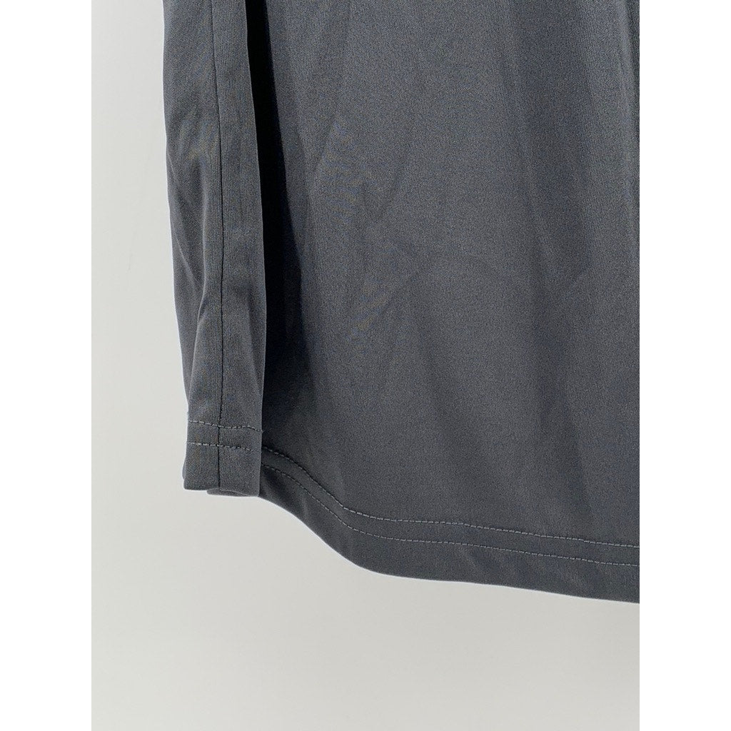 UNBRANDED Men's Gray Pull-On Active Relaxed Fit Basketball Shorts SZ L