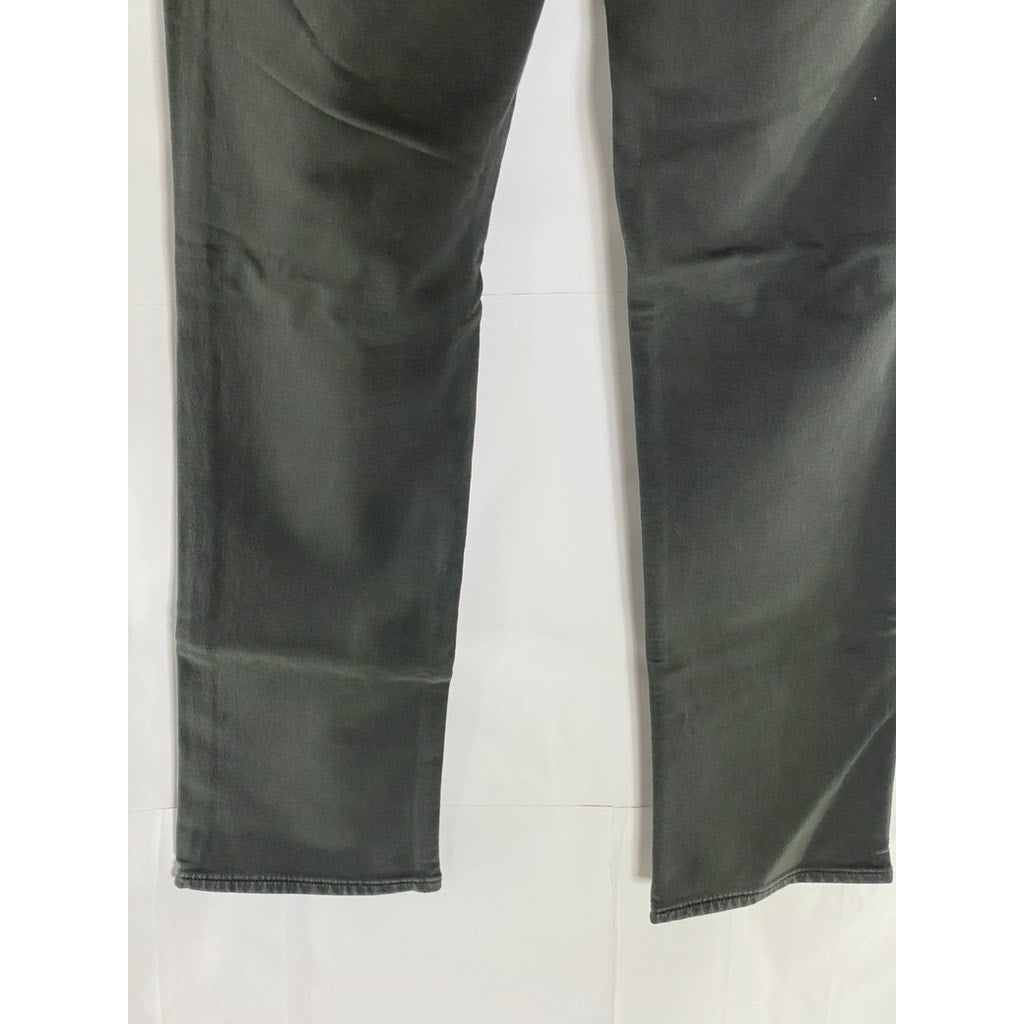 BANANA REPUBLIC Men's Dark Gray Slim-Fit Aiden Traveler Five-Pocket Pant SZ32X32