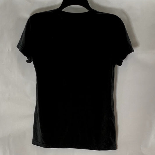 ADIDAS Women's Black Solid Crewneck Short Sleeve Ultimate Tee SZ M
