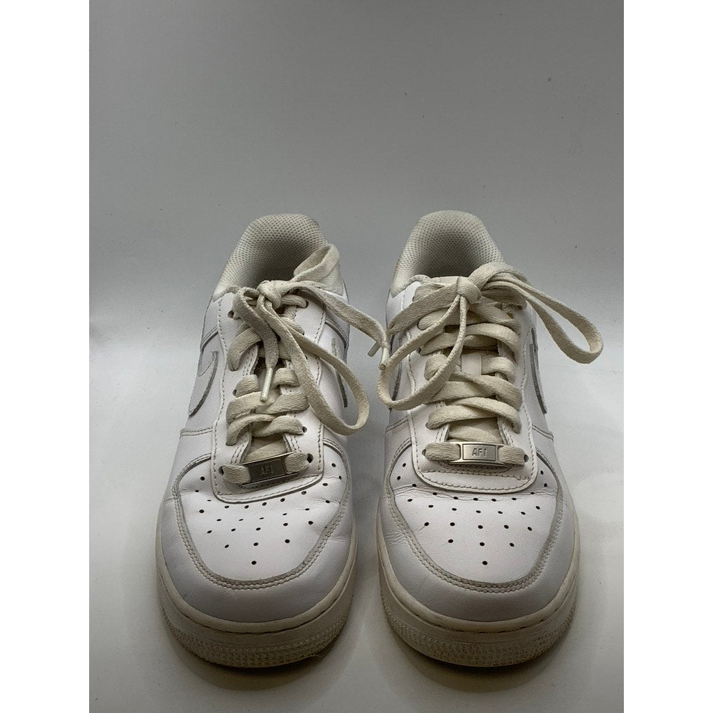 NIKE Men's White Air Force 1's Low Top Sneakers SZ 7