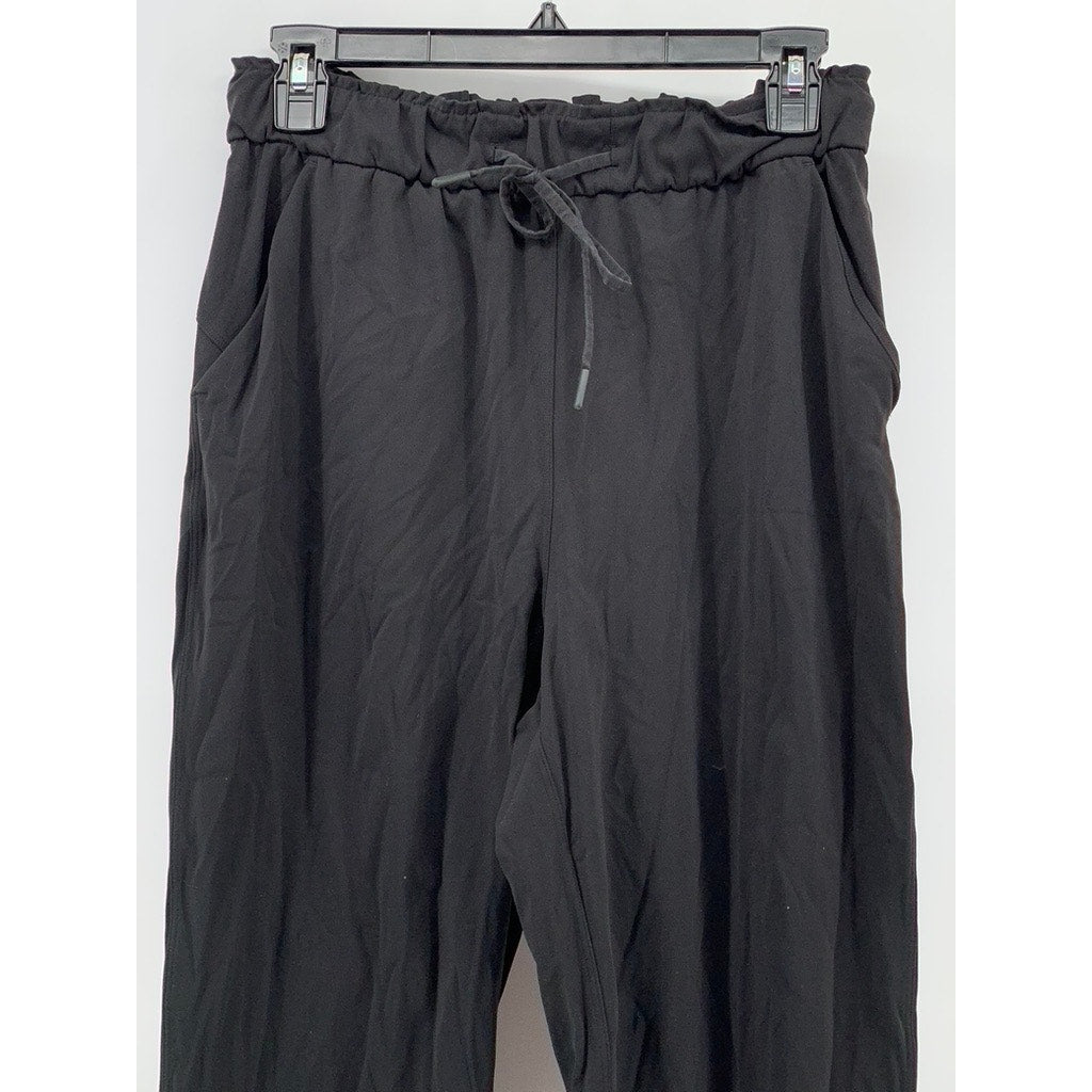 LULULEMON Women's Black Drawstring Pull-On Active Pants SZ 6
