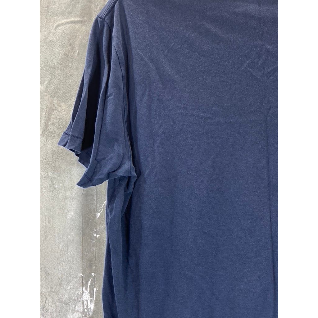 BONOBOS Men's Navy Slim-Fit Crewneck Everyday Short Sleeve T-Shirt SZ M