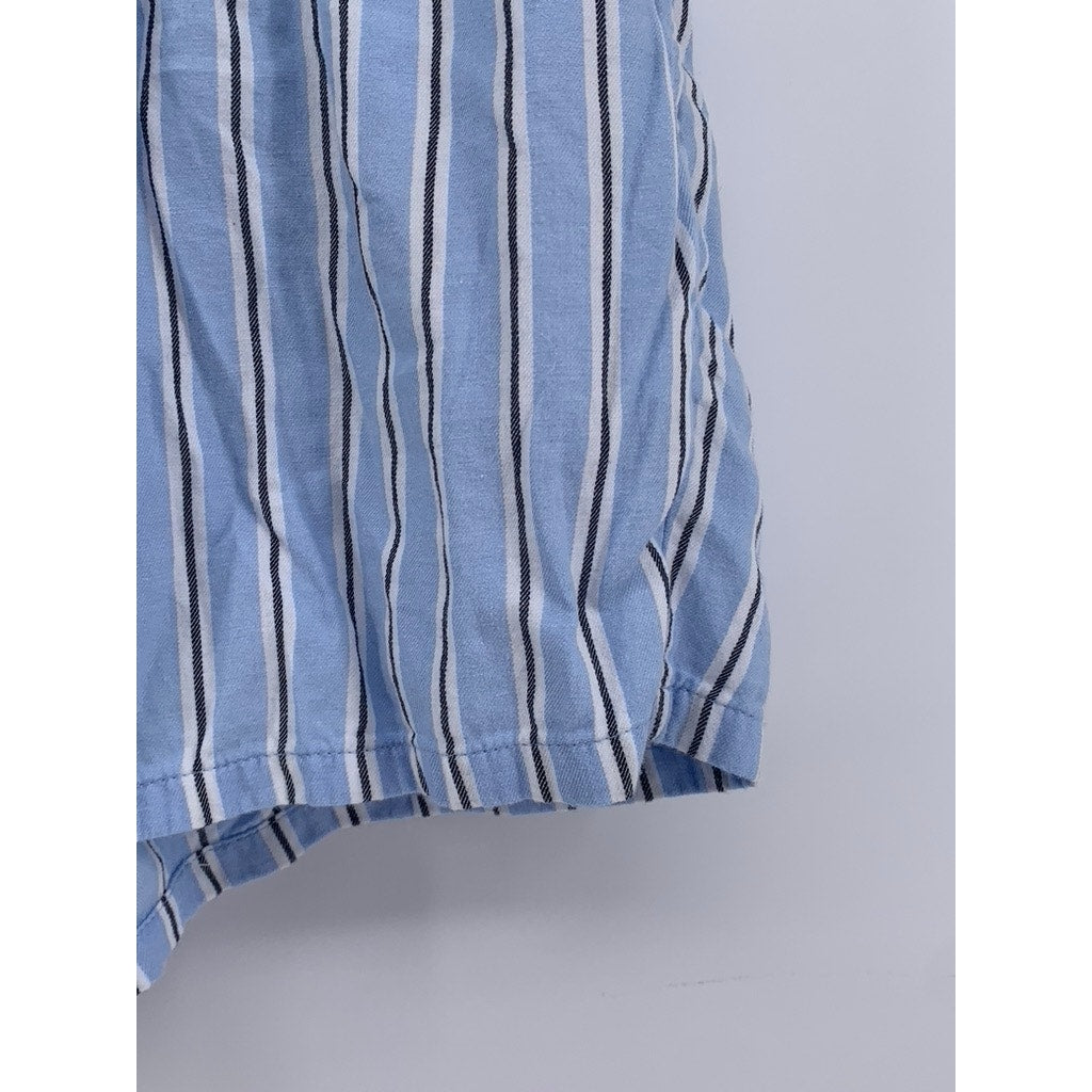 JOYSPUN Women's Blue Striped Pajama Pants SZ M