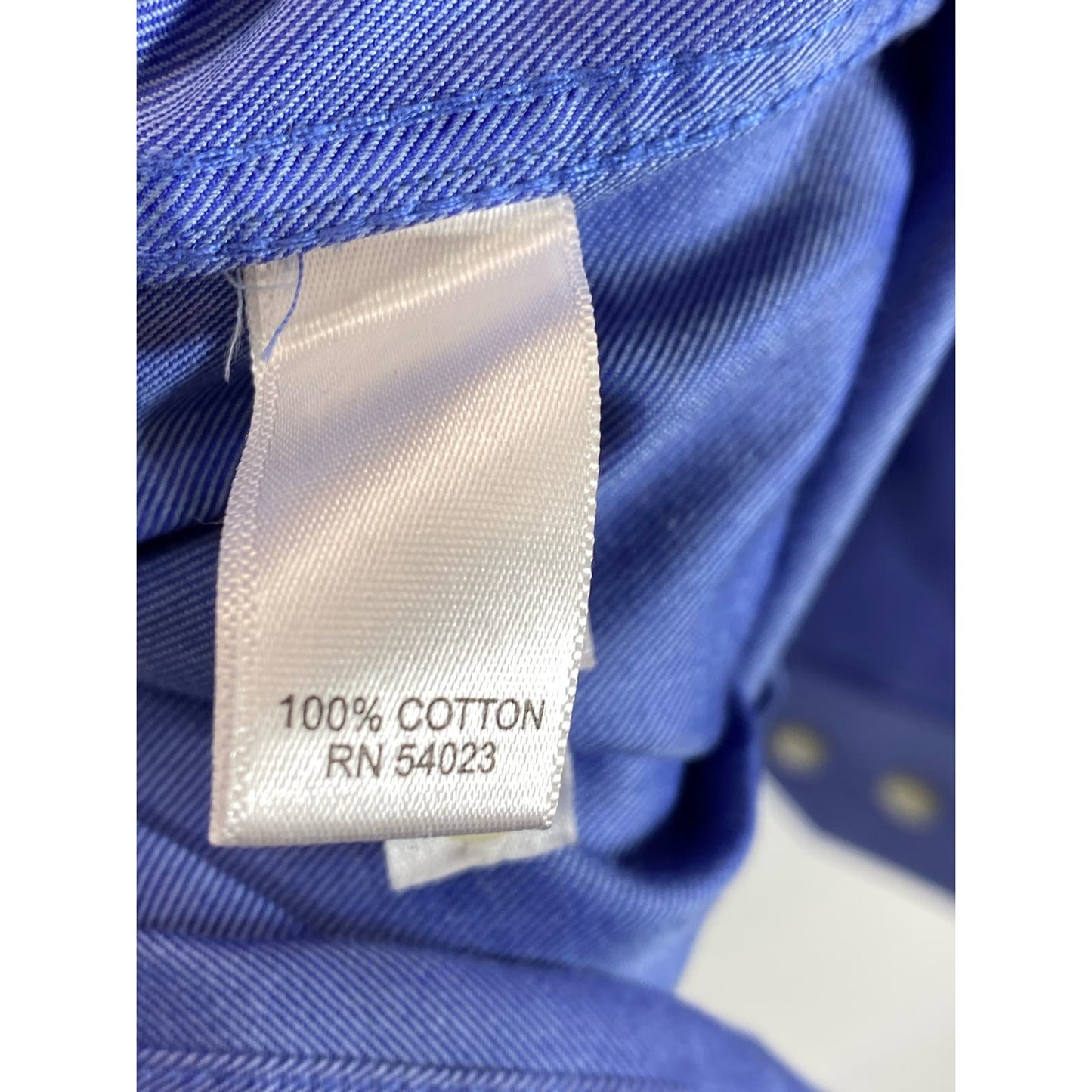 BANANA REPUBLIC Men's Blue Non-Iron Classic-Fit Button-Up Long Sleeve Shirt SZ L