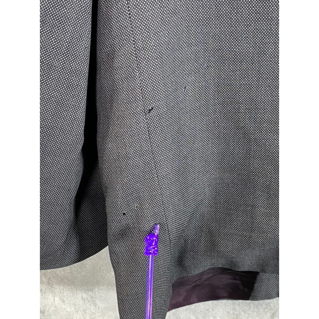 NINO CERRUTI PARIS Men's Gray Vintage Wool Regular-Fit Two-Button Blazer SZ 42R