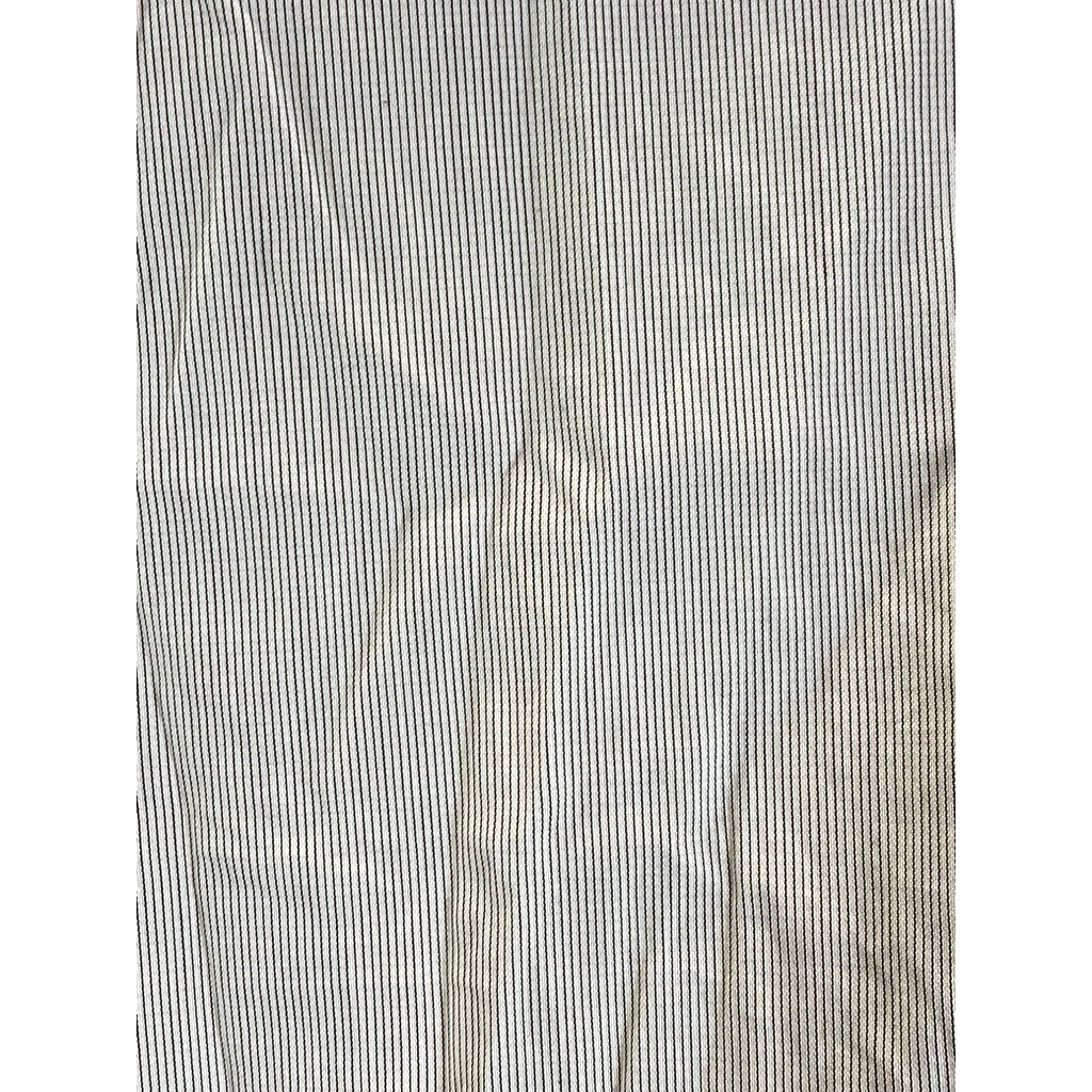 ARMANI COLLEZIONI Men's Beige Striped Button-Up Long Sleeve Dress Shirt SZ 15.5