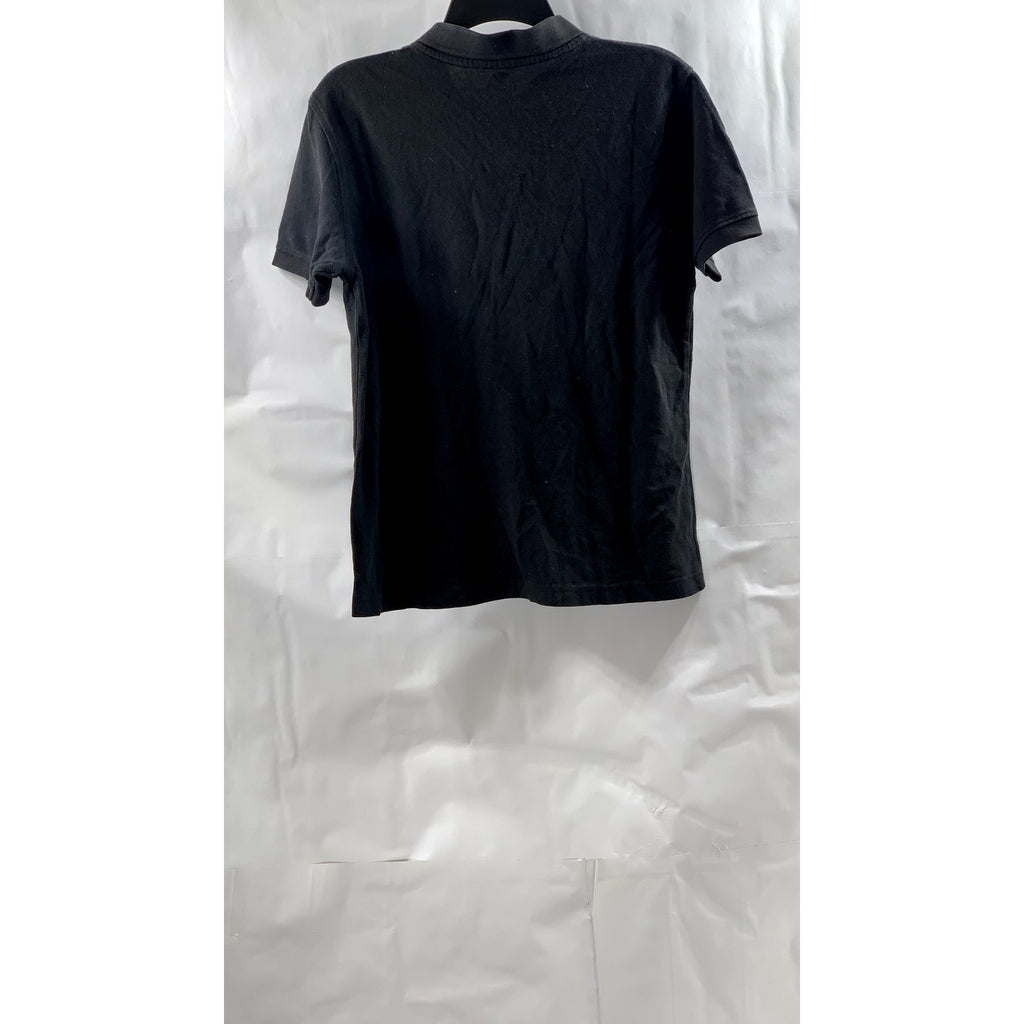 OLD NAVY Boy’s Black Regular-Fit Short Sleeve Polo Shirt SZ XL (14-16)