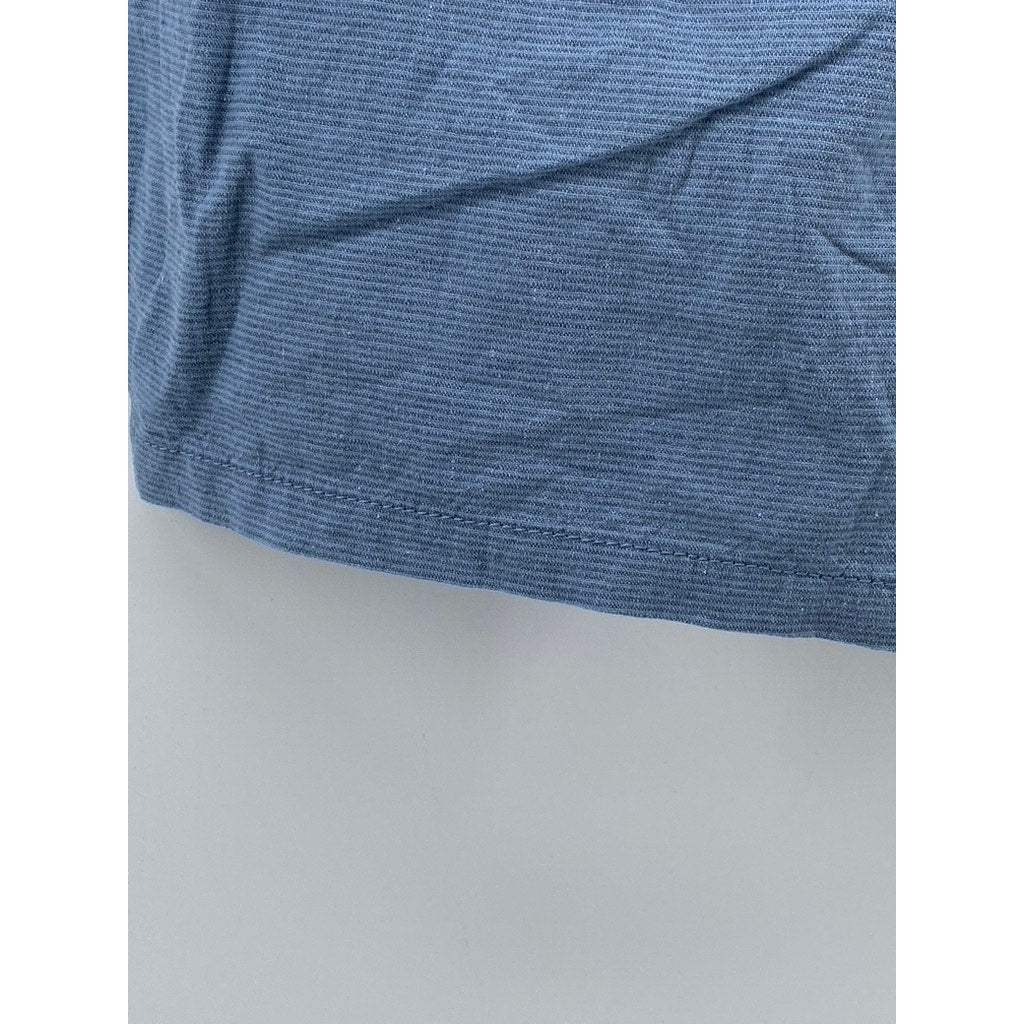 OLD NAVY Men's Blue Harvest Red 8" Rotation Linen-Blend Slim Chino Shorts SZ 34