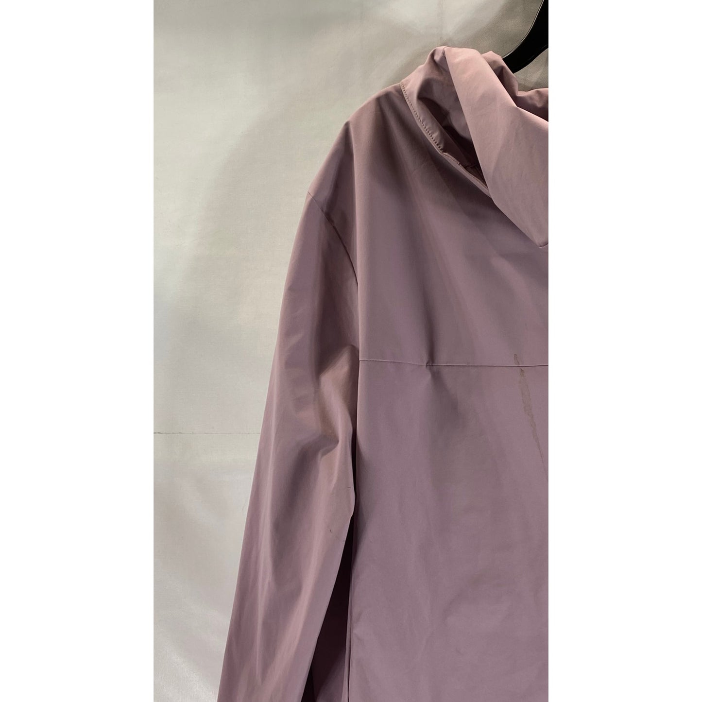 BR STANDARD Women's Mauve Popover Hooded Lightweight Jacket SZ L