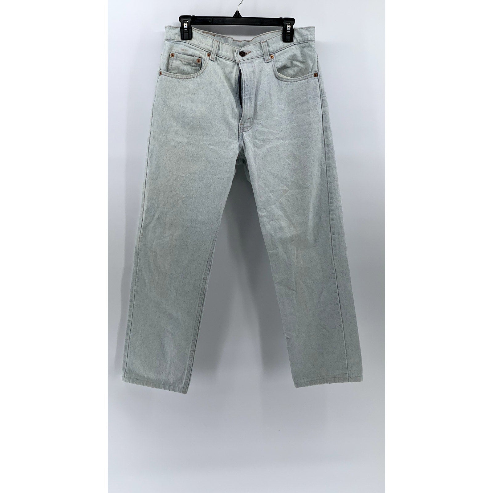 LEVI'S Men's Light Wash Vintage 90'S Straight Leg Regular Fit Jeans SZ 34X30