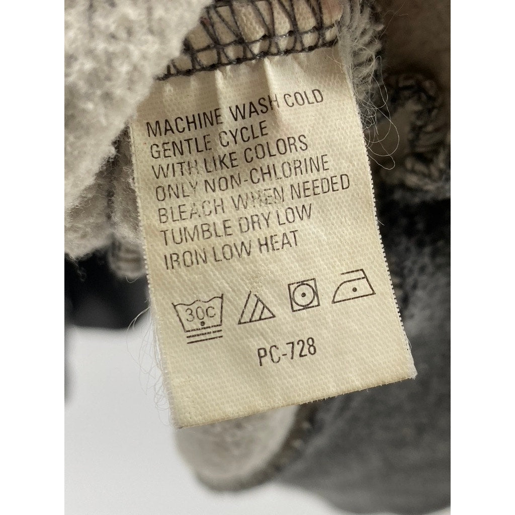 IZOD Men's Charcoal Gray Half Zip Stand Collar Long Sleeve Sweater SZ M