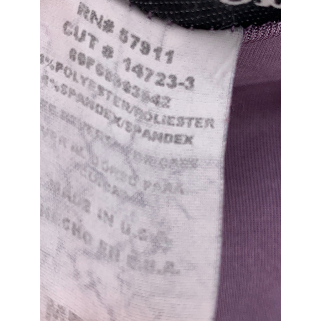 WRAPPER Women's Vintage Mauve 3/4 Sleeve Shawl Layered Scoop-Neck Top SZ M