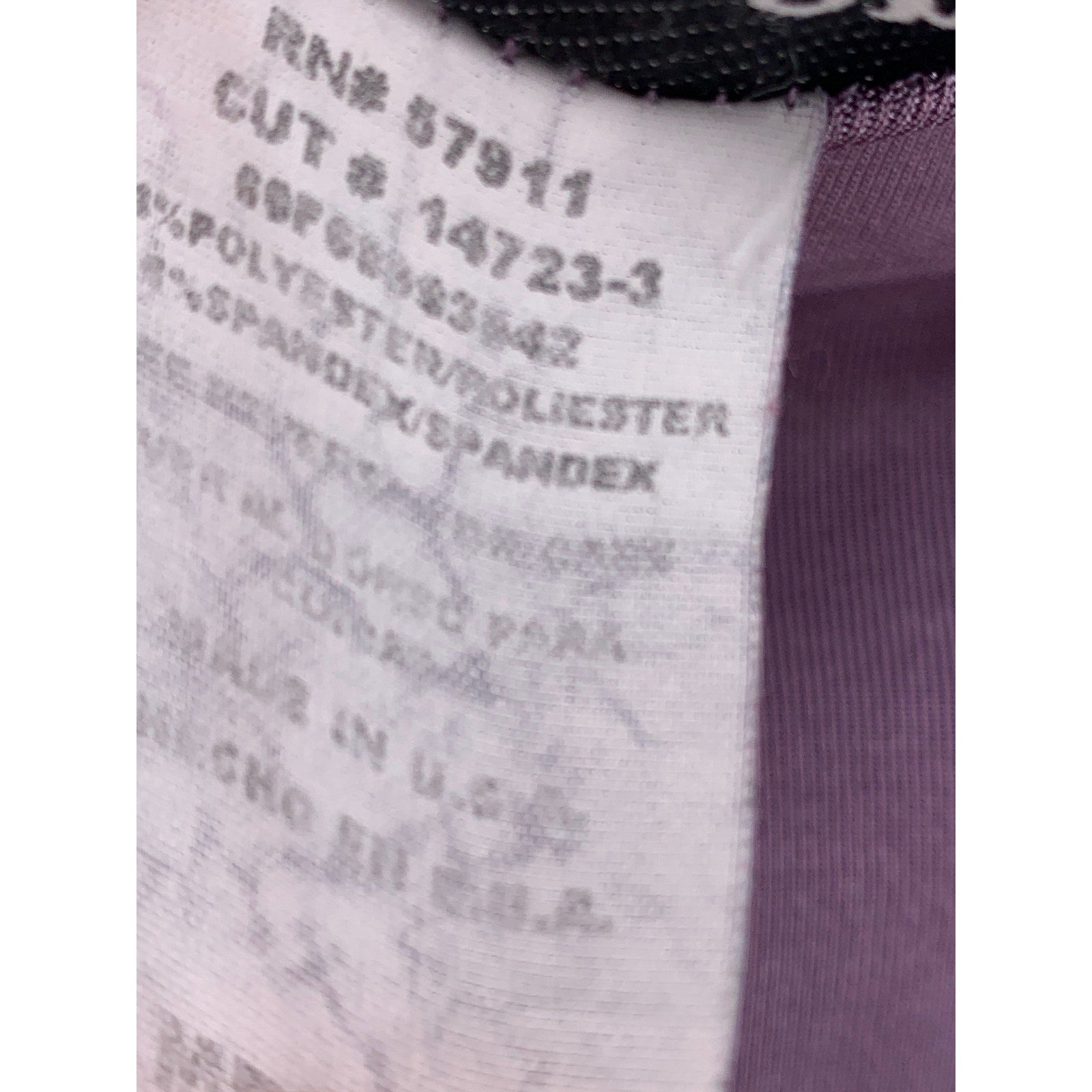 WRAPPER Women's Vintage Mauve 3/4 Sleeve Shawl Layered Scoop-Neck Top SZ M