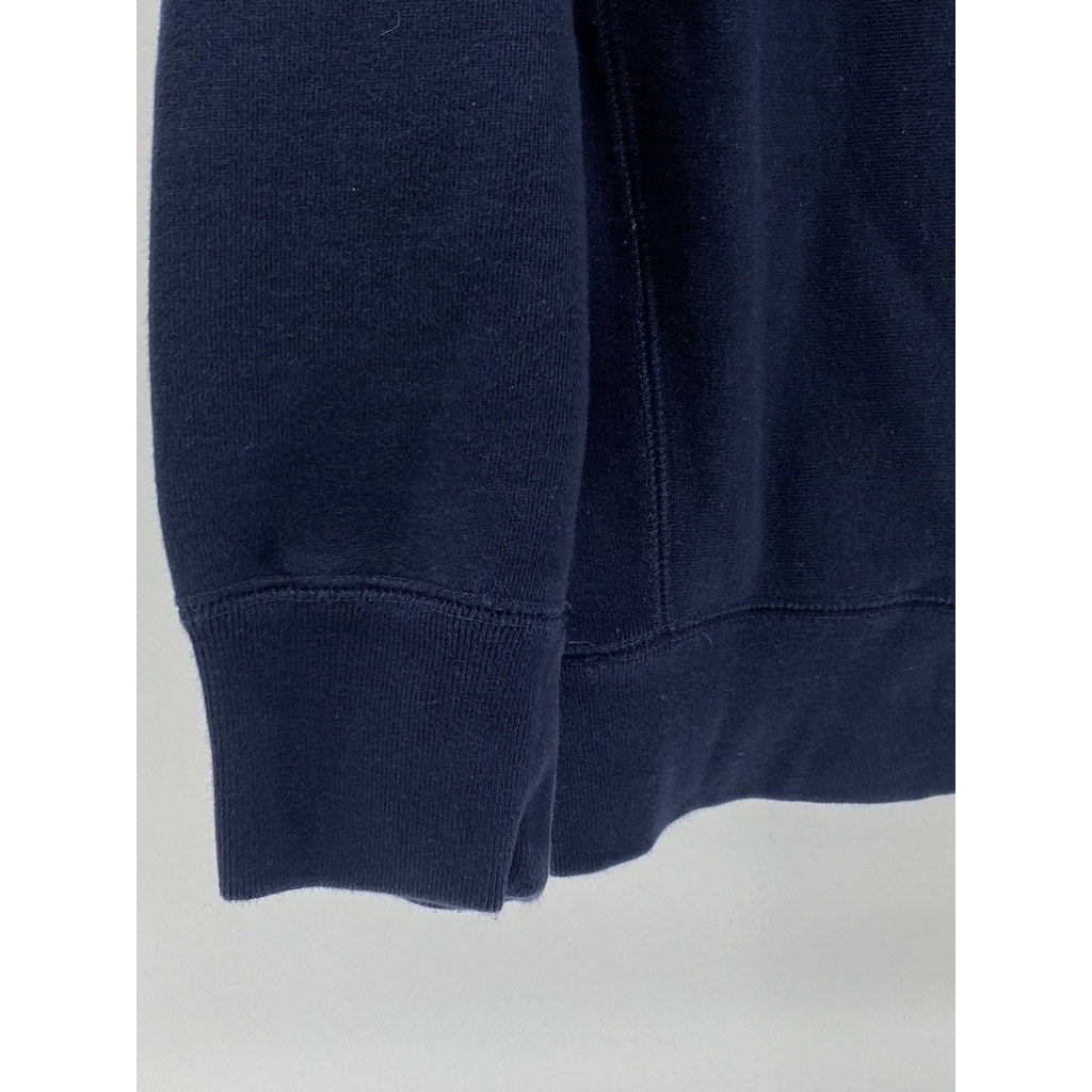 INDEPENDENT TRADING COMPANY Men's Navy Blue Solid Heavyweight Hoodie SZ XL