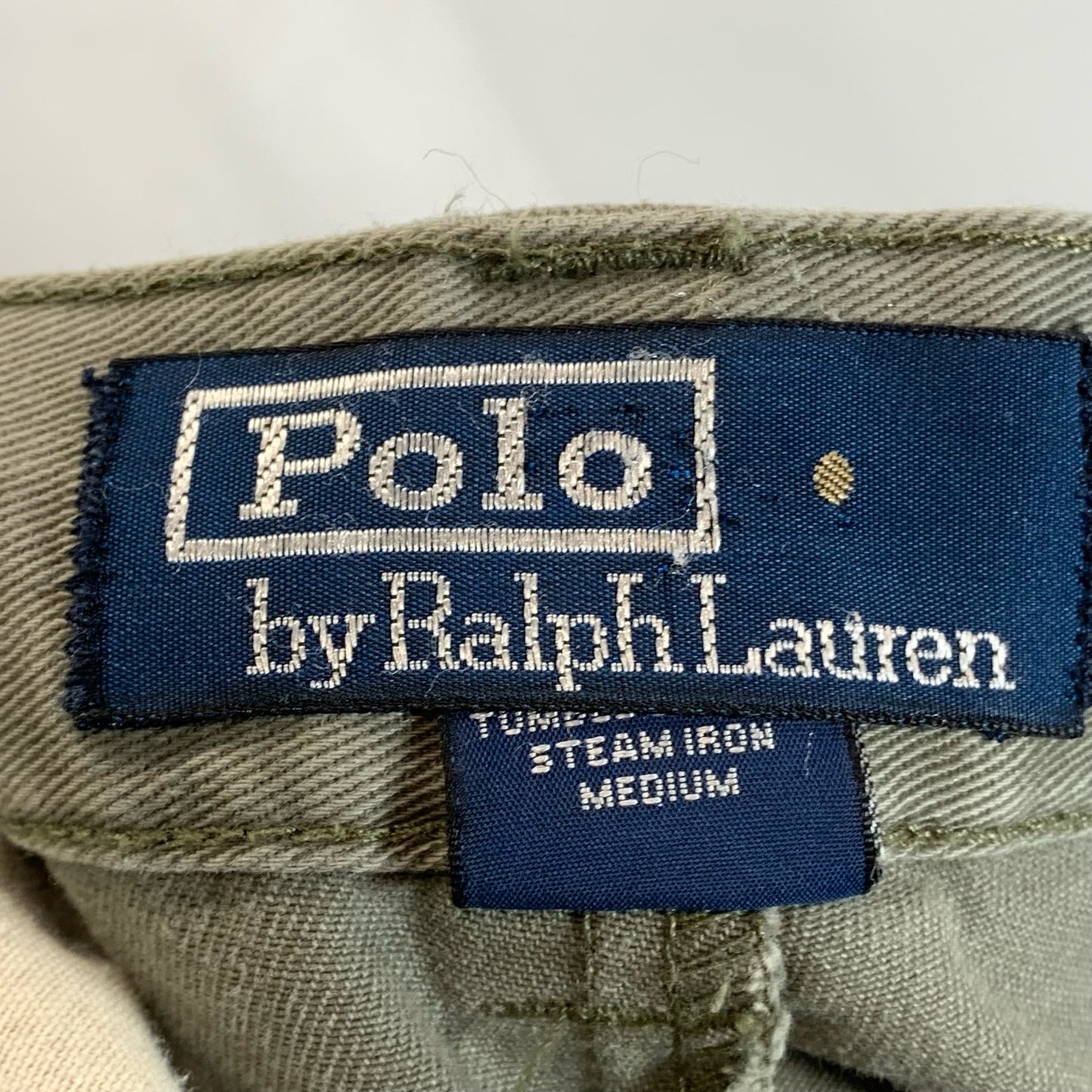 POLO BY Ralph Lauren Men's Tan Cotton Straight-Leg Chino Pants SZ 33X30